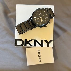 DKNY black women’s watch